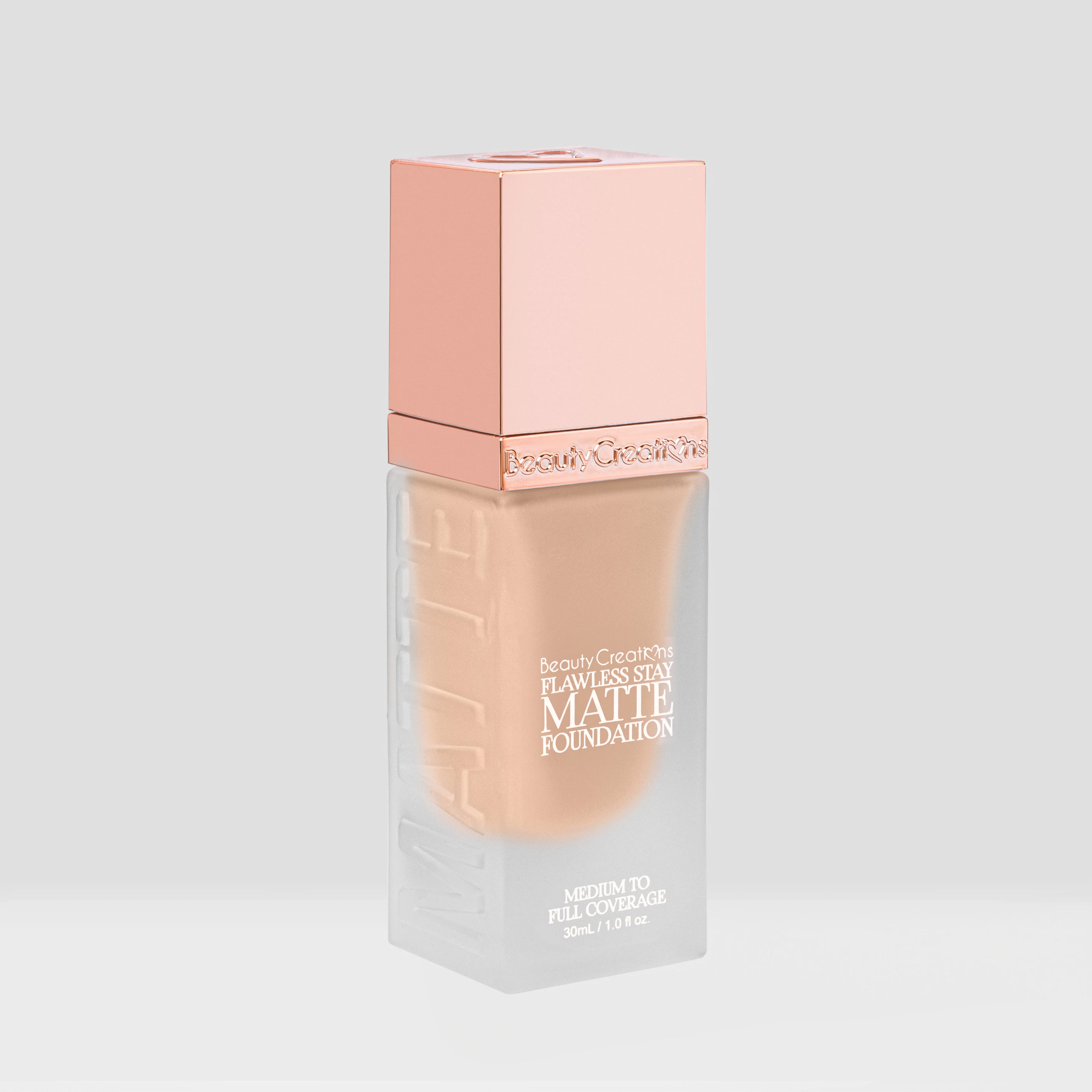 Flawless Stay Matte Foundation - Base de Maquillaje Líquida Mate Beauty Creations