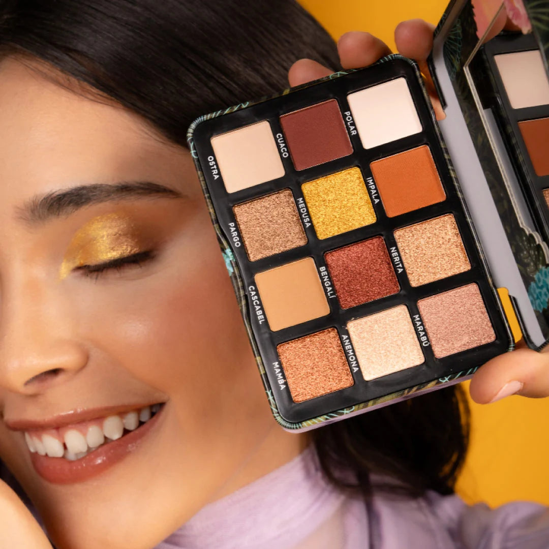Yuya - Set de 12 tonos de sombras para ojos Fauna, 24g