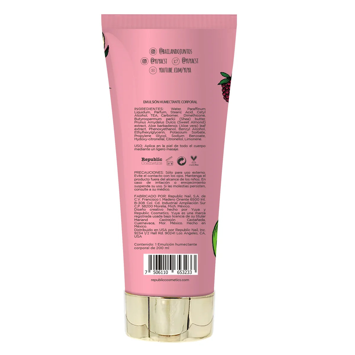 Emulsión Humectante Corporal "Amor, Mucho Amor"