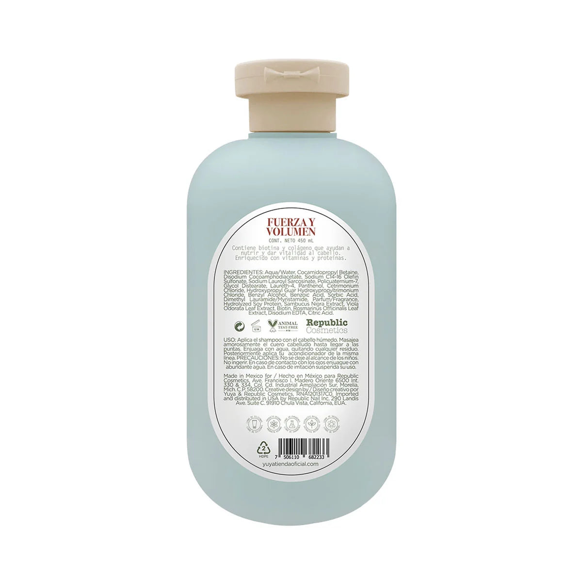 Shampoo yuya  “Fuerza y Volumen"