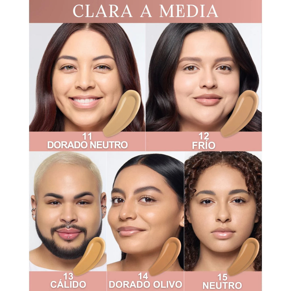 Flawless Stay Matte Foundation - Base de Maquillaje Líquida Mate Beauty Creations