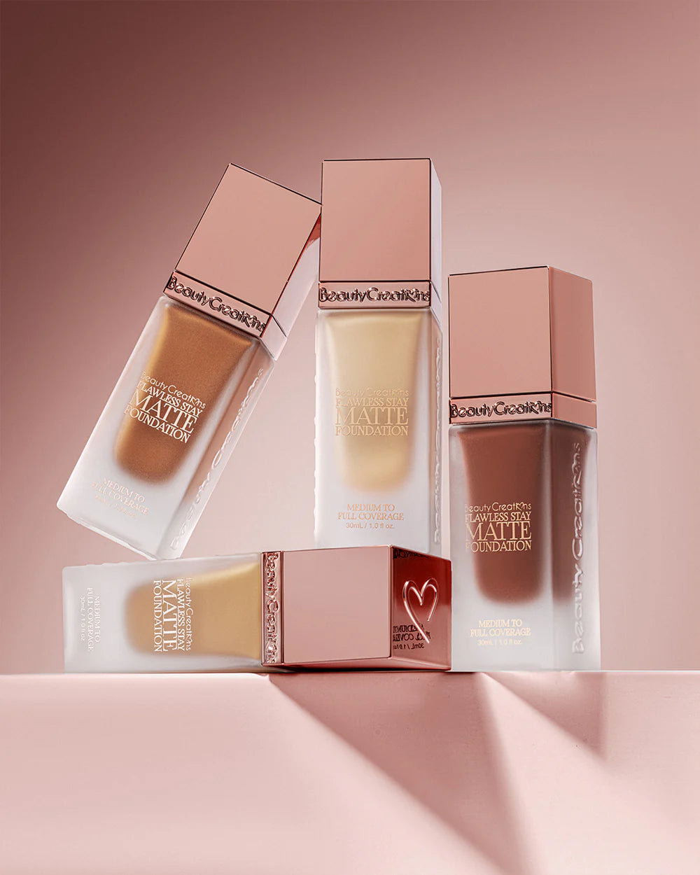 Flawless Stay Matte Foundation - Base de Maquillaje Líquida Mate Beauty Creations