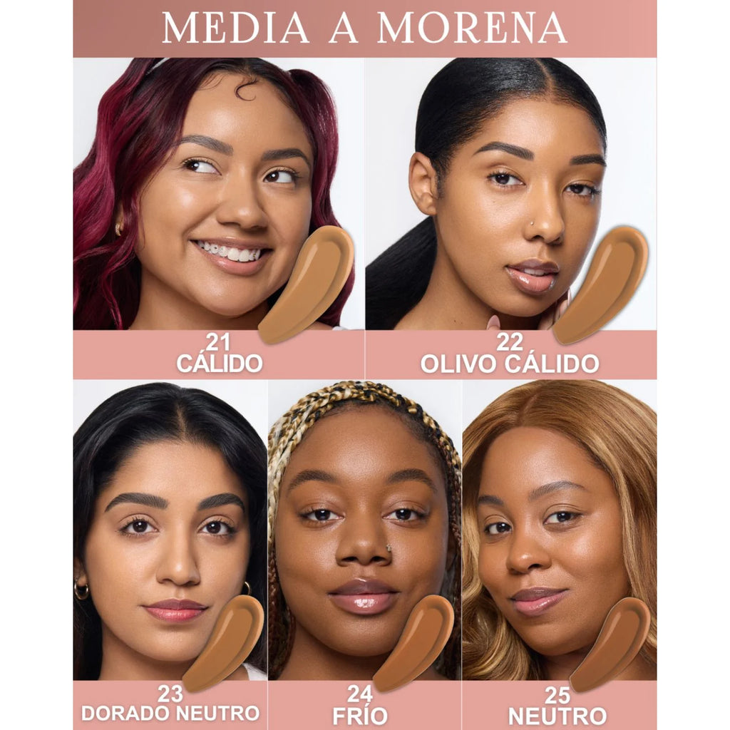 Flawless Stay Matte Foundation - Base de Maquillaje Líquida Mate Beauty Creations