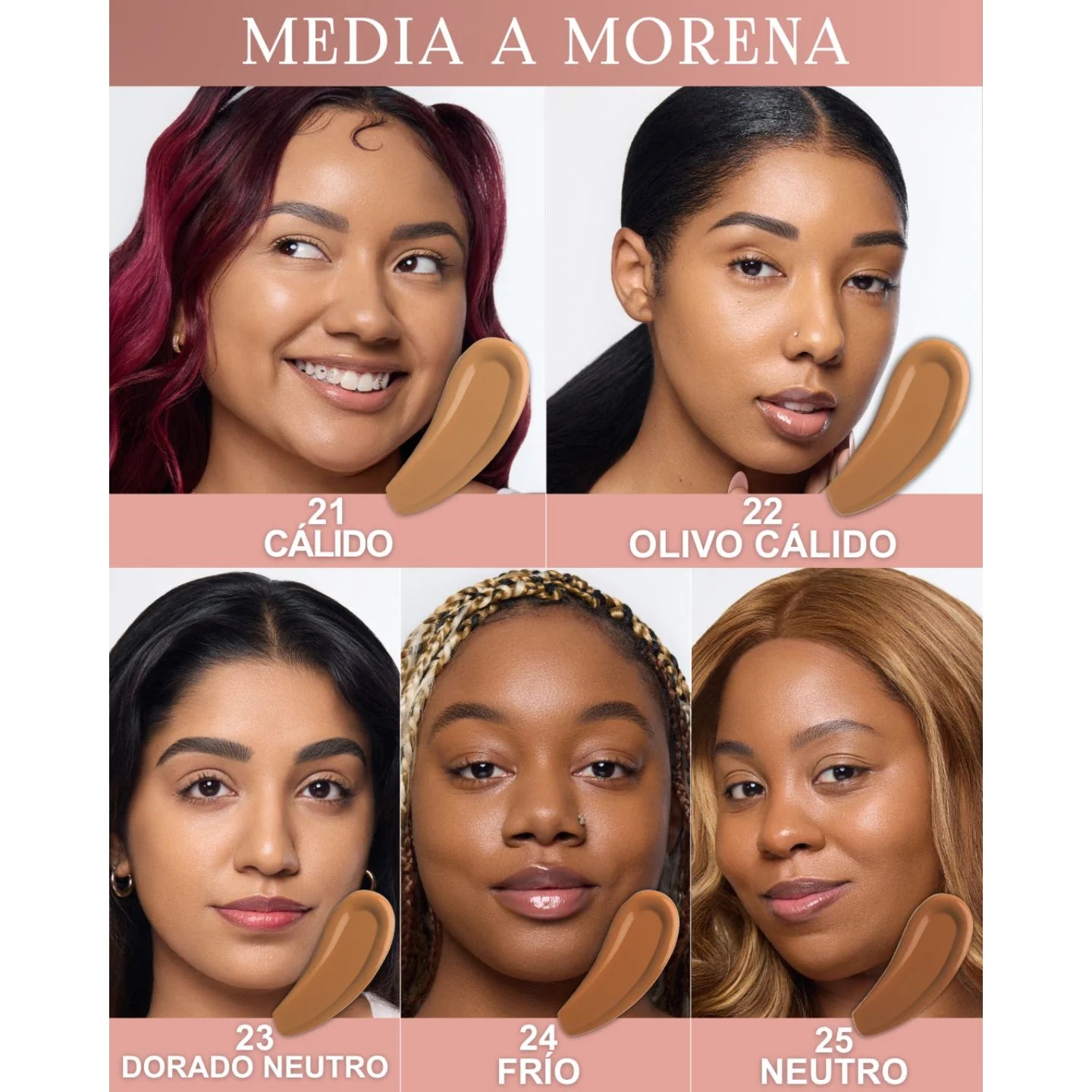 Flawless Stay Matte Foundation - Base de Maquillaje Líquida Mate Beauty Creations