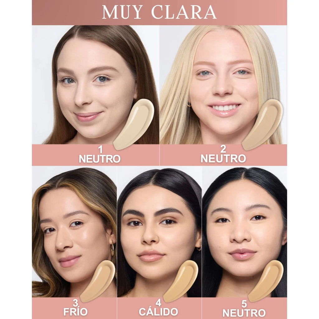 Flawless Stay Matte Foundation - Base de Maquillaje Líquida Mate Beauty Creations