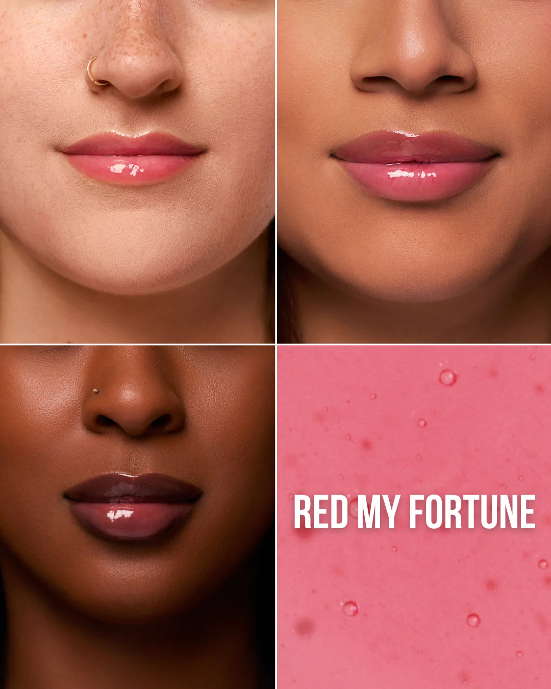 Tinted luxe lip oils- Beauty creations