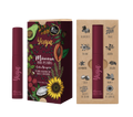 Máscara para pestañas 10 aceites naturales (Color borgoña)