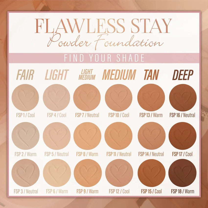 Flawless Stay - Base En Polvo - Powder Foundation