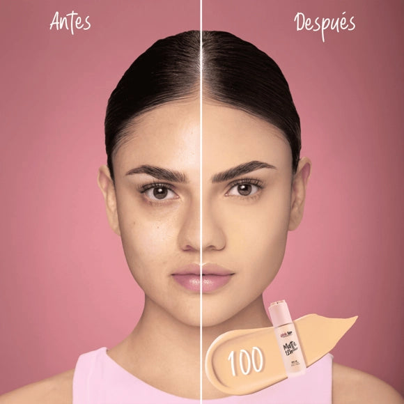 Matte Cover 12 Horas - Base de Maquillaje Líquida Mate