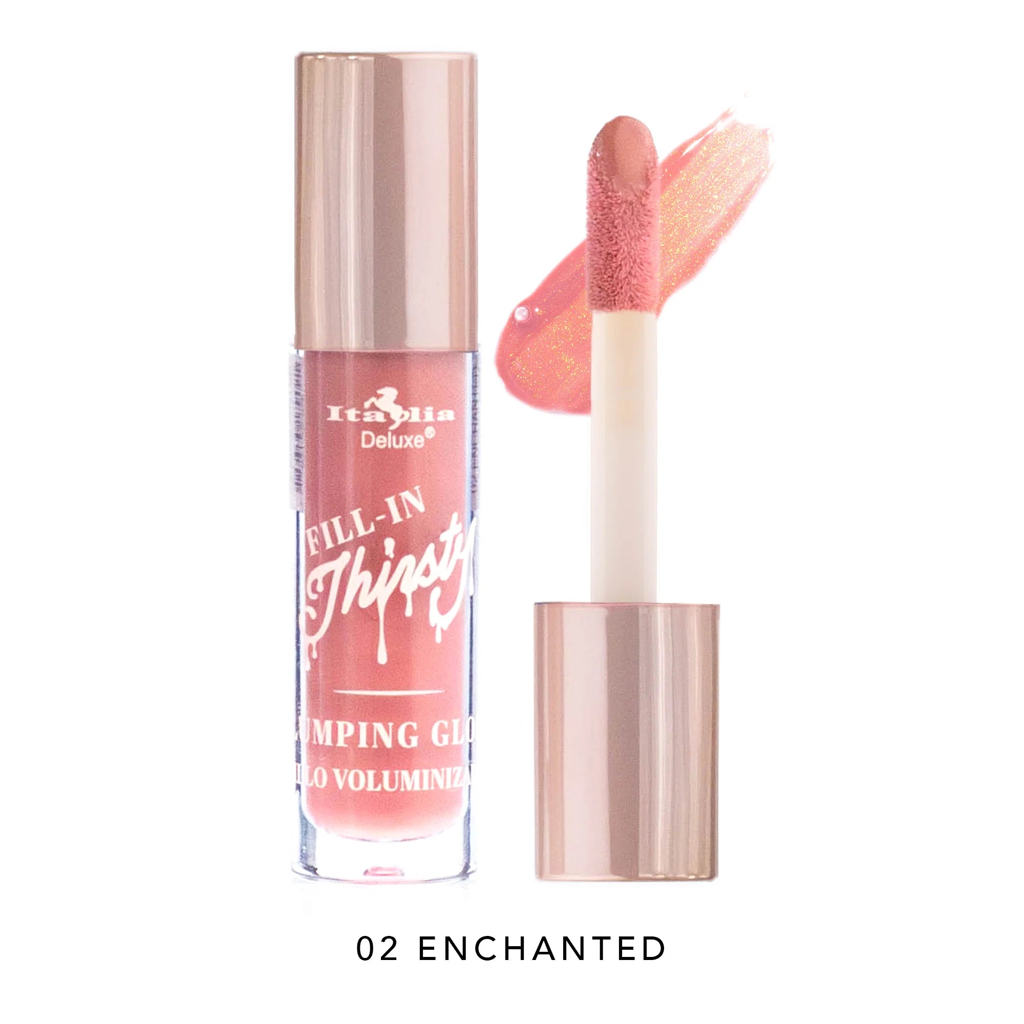 Fill-In Thirsty Colored Plumping Gloss Italia Deluxe- Lip Gloss