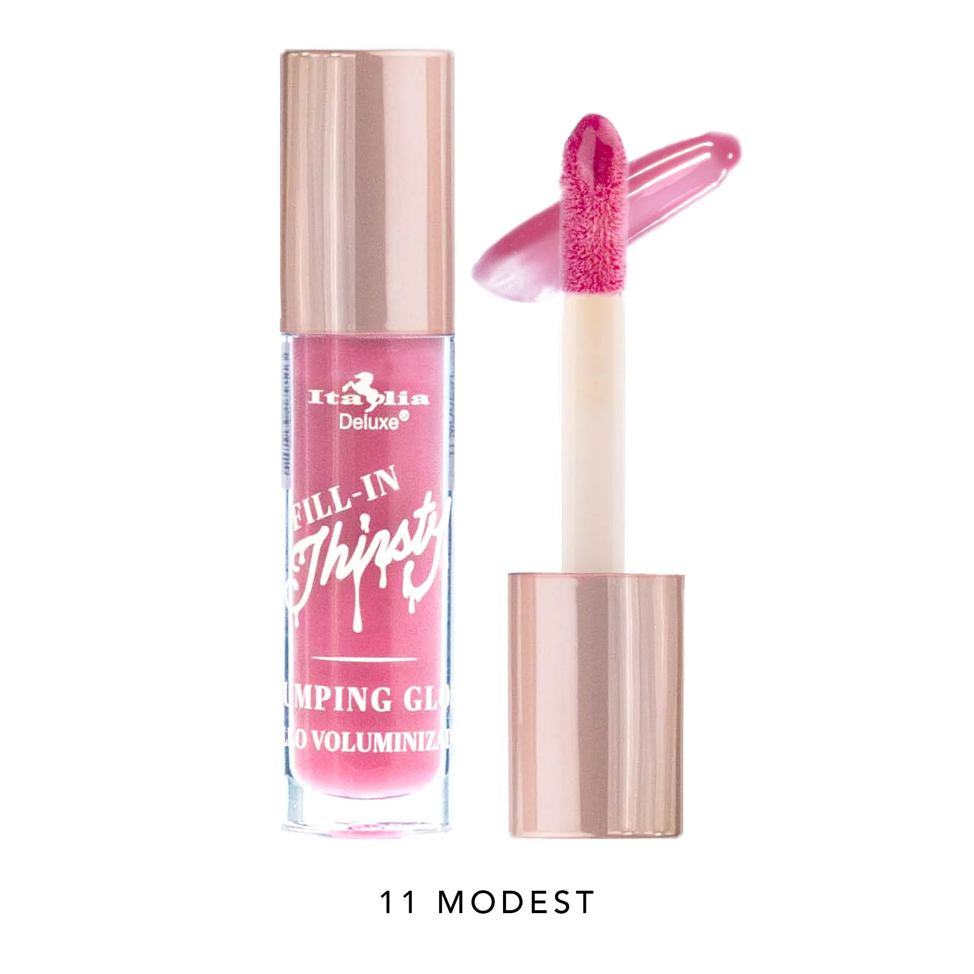 Fill-In Thirsty Colored Plumping Gloss Italia Deluxe- Lip Gloss