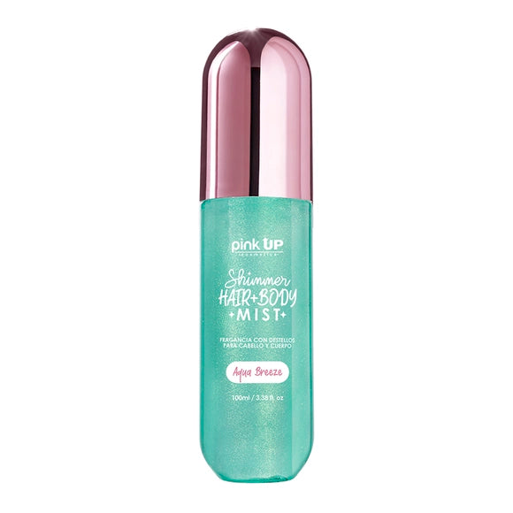 shimmer hair + body mist - aqua breeze