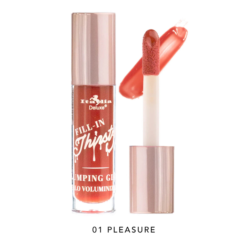 Fill-In Thirsty Colored Plumping Gloss Italia Deluxe- Lip Gloss